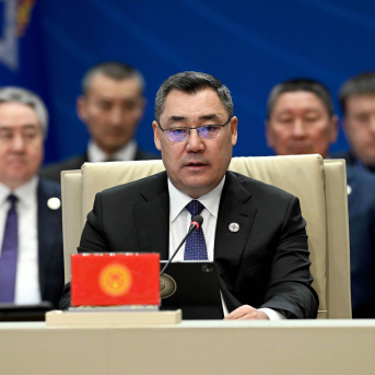 El presidente de Kirguistán, Sadir Japarov. Europa Press/Contacto/Jiang Youlin