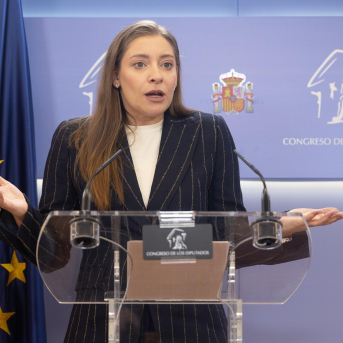 La portavoz de Vox en el Congreso, Ester Muñoz, durante una rueda de prensa en el Congreso de los Diputados, a 16 de febrero de 2026, en Madrid (España). Eduardo Parra - Europa Press La portavoz de Vox en el Congreso, Ester Muñoz, durante una rueda de prensa en el Congreso de los Diputados, a 16 de febrero de 2026, en Madrid (España). Eduardo Parra - Europa Press