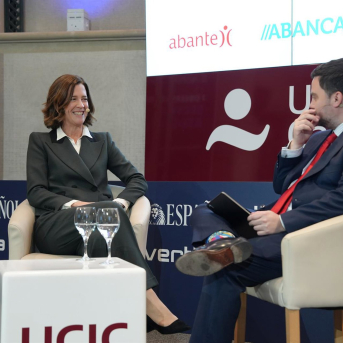 La presidenta de la Asociación Española de Banca (AEB), Alejandra Kindelán. AEB La presidenta de la Asociación Española de Banca (AEB), Alejandra Kindelán. AEB