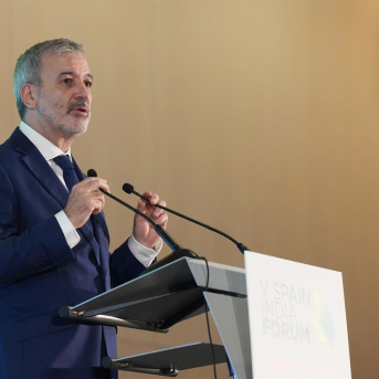 El alcalde de Barcelona, Jaume Collboni, durante la inauguración del 5º Foro España-India en el Smart City Expo, a 5 de noviembre de 2025, en Barcelona, Catalunya (España) David Zorrakino - Europa Press El alcalde de Barcelona, Jaume Collboni, durante la inauguración del 5º Foro España-India en el Smart City Expo, a 5 de noviembre de 2025, en Barcelona, Catalunya (España) David Zorrakino - Europa Press