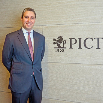 Diego Madurga de Lacalle, banquero privado de Pictet. PICTET