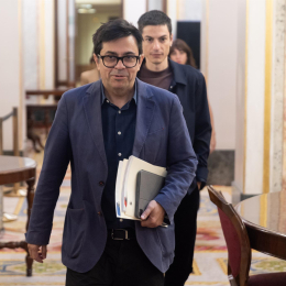 El secretario cuarto de la Mesa del Congreso, Gerardo Pisarello, a su llegada a una reunión de la Mesa del Congreso, en el Congreso de los Diputados, a 7 de octubre de 2025, en Madrid (España). Eduardo Parra - Europa Press
