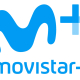 Logo de Movistar +. Telefónica.