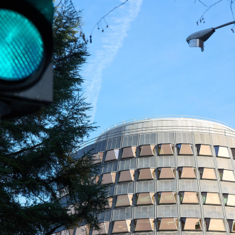 Vista de la fachada del Tribunal Constitucional, en Madrid (España). Jesús Hellín - Europa Press