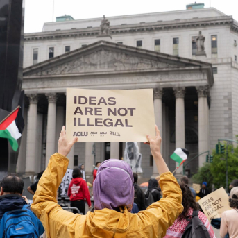 Manifestantes protestas por la detención de estudiantes durante marchas a favor de Palestina en EEUU. Europa Press/Contacto/Derek French Manifestantes protestas por la detención de estudiantes durante marchas a favor de Palestina en EEUU. Europa Press/Contacto/Derek French