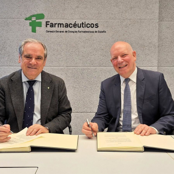 Firma del convenio entre el Consejo General de Colegios Farmacéuticos y Arkopharma. CONSEJO GENERAL DE COLEGIOS FARMACÉUTICOS Firma del convenio entre el Consejo General de Colegios Farmacéuticos y Arkopharma. CONSEJO GENERAL DE COLEGIOS FARMACÉUTICOS