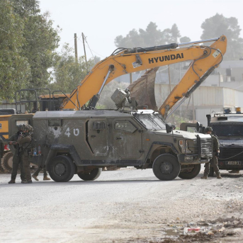 Militares de Israel durante una demolición en Nablús, Cisjordania (archivo) Europa Press/Contacto/Nidal Eshtayeh