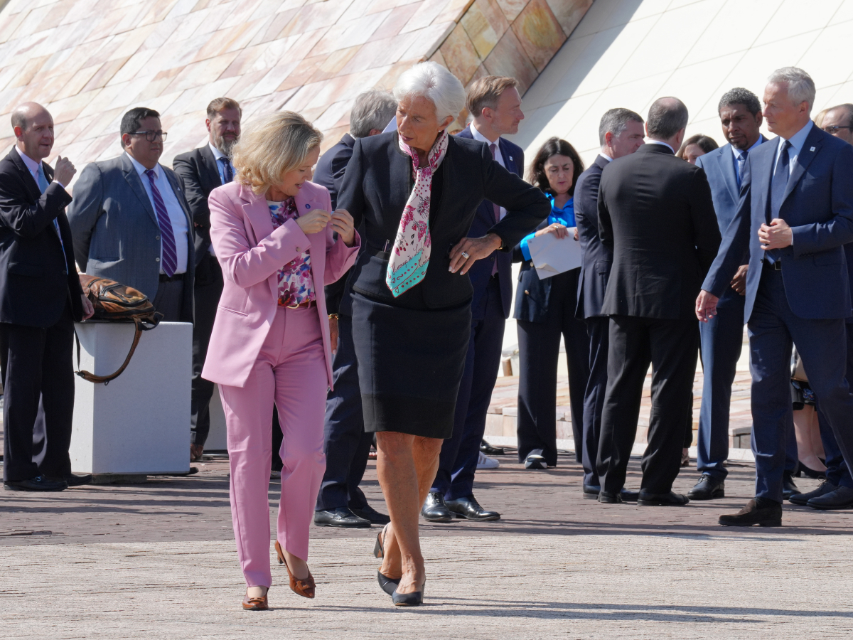 Nadia Calviño y Lagarde (Europapress)