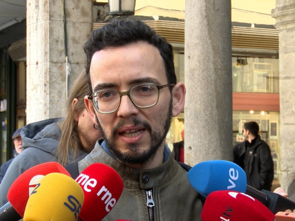 Llamas atiende a los medios de comunicación este miércoles en Valladolid EUROPA PRESS