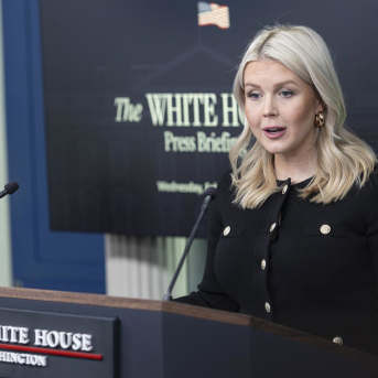 La portavoz de la Casa Blanca, Karoline Leavitt  Europa Press/Contacto/Mehmet Eser