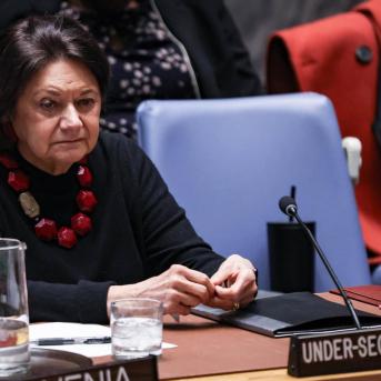 La secretaria general adjunta de la ONU, Rosemary DiCarlo Europa Press/Contacto/Bianca Otero