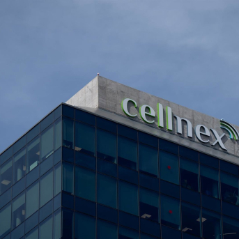 Fachada de la sede de Cellnex Telecom en Barcelona David Zorrakino - Europa Press