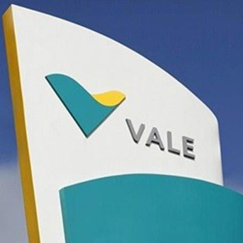 Logo de la brasileña Vale. VALE Logo de la brasileña Vale. VALE
