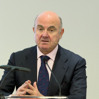 El vicepresidente del Banco Central Europeo (BCE), Luis de Guindos, en una jornada en Cámara Valencia EUROPA PRESS El vicepresidente del Banco Central Europeo (BCE), Luis de Guindos, en una jornada en Cámara Valencia EUROPA PRESS