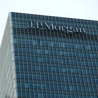 Oficinas de J.P. Morgan Chase en el distrito del Canary Wharf de Londres (Reino Unido). Jens Kalaene/dpa-Zentralbild/dpa