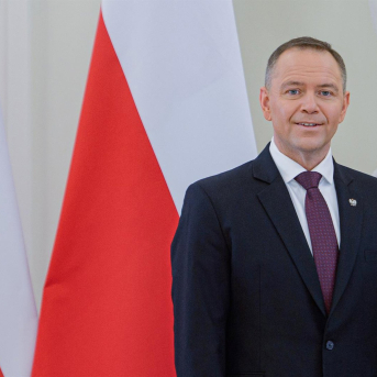 El presidente polaco, Karol Nawrocki, en el marco de un reciente viaje a Lituania. Europa Press/Contacto/Yauhen Yerchak