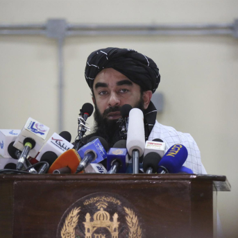 El portavoz de los talibán en Afganistán, Zabihulá Muyahid, en una imagen de archivo. SAIFURAHMAN SAFI / XINHUA NEWS / CONTACTOPHOTO El portavoz de los talibán en Afganistán, Zabihulá Muyahid, en una imagen de archivo. SAIFURAHMAN SAFI / XINHUA NEWS / CONTACTOPHOTO