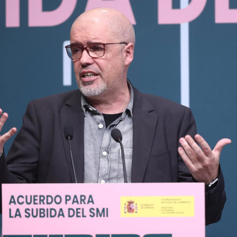 El secretario general de CCOO, Unai Sordo. Eduardo Parra - Europa Press