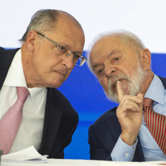 El ministro de Desarrollo, Industria, Comercio y Servicios de Brasil , Geraldo Alckmin, y el presidente de Brasil, Luiz Inácio Lula da Silva. Marcelo Camargo/Agencia Brazil/d / DPA