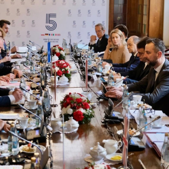 Reunión del grupo E5 en Cracovia a nivel de ministros de Defensa. EUROPEAN UNION