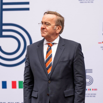 El ministro de Defensa alemán, Boris Pistorius, antes del acto en Cracovia con sus homólogos de Polonia, Reino Unido, Francia e Italia. Europa Press/Contacto/Igor Zadecki/Arena Akcjiji El ministro de Defensa alemán, Boris Pistorius, antes del acto en Cracovia con sus homólogos de Polonia, Reino Unido, Francia e Italia. Europa Press/Contacto/Igor Zadecki/Arena Akcjiji