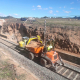 Imagen de trabajos en la red de Rodalies. ADIF
