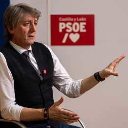 Entrevista al alcalde de Soria y candidato a presidente de la Junta de Castilla y León por el PSOE Carlos Martínez. CLAUDIA ALBA/EP