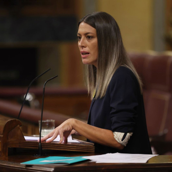 La portavoz de Junts en el Congreso, Míriam Nogueras, interviene en la segunda jornada de la 26 edición del Debate sobre el Estado de la Nación, en el Congreso de los Diputados, a 13 de julio de 2022, en Madrid (España). Eduardo Parra - Europa Press
