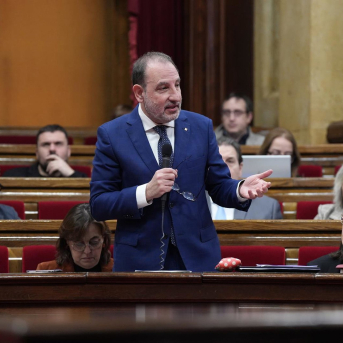 El conseller de Justicia, Ramón Espadaler, durante una sesión de control, en el Parlament de Catalunya, a 28 de enero de 2026, en Barcelona, Catalunya (España). David Zorrakino - Europa Press El conseller de Justicia, Ramón Espadaler, durante una sesión de control, en el Parlament de Catalunya, a 28 de enero de 2026, en Barcelona, Catalunya (España). David Zorrakino - Europa Press