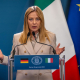 23 January 2026, Italy, Rome: Italian Prime Minister Giorgia Meloni speaks at the press conference of the German-Italian government consultations at Villa Doria Pamphilj. Photo: Michael Kappeler/dpa Michael Kappeler/dpa