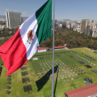 Bandera de México Europa Press/Contacto/Jose Luis Conde/Mexican Pres