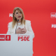 La portavoz del Grupo Parlamentario Socialista en la Asamblea, Piedad Álvarez, ofrece una rueda de prensa PSOE DE EXTREMADURA