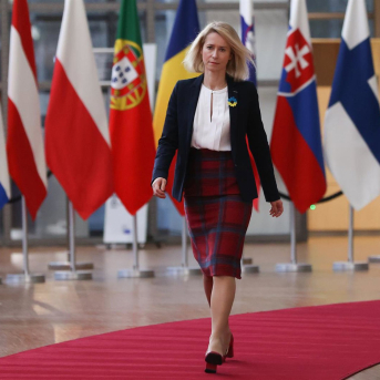 La Alta Representante de la Unión Europea para Política Exterior, Kaja Kallas FRANCOIS LENOIR