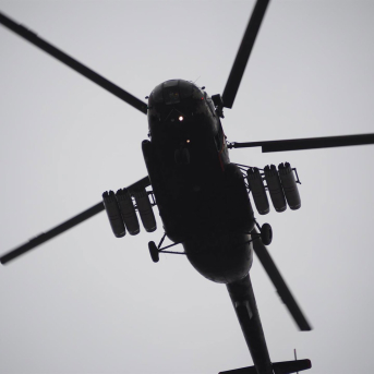 Un helicóptero en vuelo en Perú. Imagen de archivo Europa Press/Contacto/Carlos Garcia Granthon