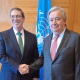 Bruno Rodríguez y António Guterres MINISTERIO DE RELACIONES EXTERIORES DE CUBA