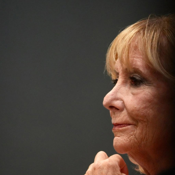 La expresidenta de la Comunidad de Madrid, Esperanza Aguirre durante la presentación de su libro 'Una liberal en Política', en el Palacio de Colomina Eduardo Manzana - Europa Press