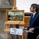 El ministro de Cultura, Ernest Urtasun, interviene durante el acto de restitución de obras incautadas durante la Guerra Civil en el Museo Nacional del Prado, a 22 de mayo de 2025, en Madrid (España). Ricardo Rubio - Europa Press