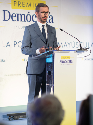 Javier Maroto, Vicepresidente del Senado, durante su intervención