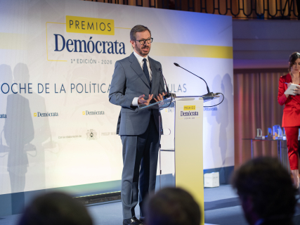 Javier Maroto, Vicepresidente del Senado, durante su intervención