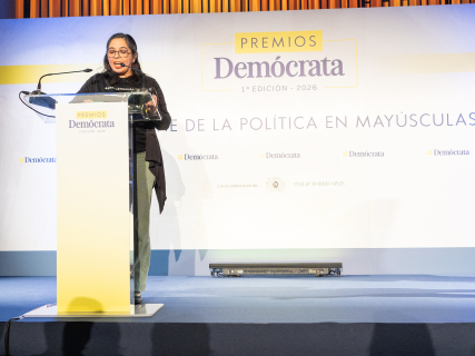 D.ª Judith Espínola Coronel, portavoz del movimiento Regularización YA