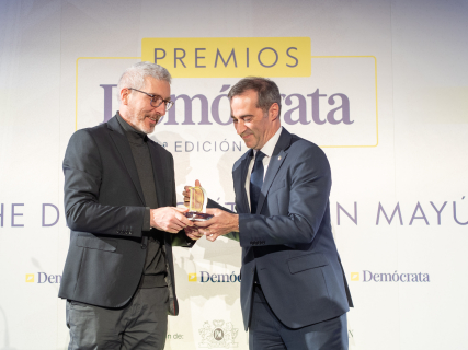 D. Josep Lobera, director de la Oficina Nacional de Asesoramiento Científico  (ONAC) y, a la derecha, D. Francisco Pérez Bes, director general de la AEPD (Agencia Española de Protección de Datos)