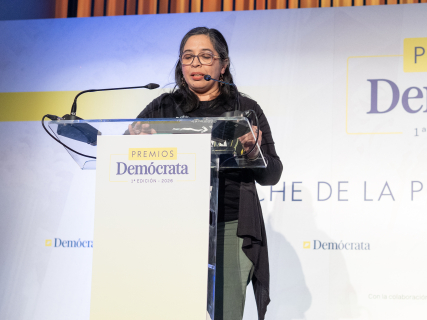 D.ª Judith Espínola Coronel, portavoz del movimiento Regularización YA