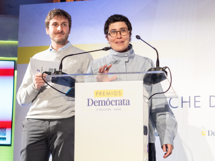 Isabel Martín y Ricard Tarré, de Vinces, creadores del indicador Poder Digital