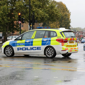 Un coche de la Policía británica en Stamford Hill, al norte de Londres Europa Press/Contacto/Dinendra Haria Un coche de la Policía británica en Stamford Hill, al norte de Londres Europa Press/Contacto/Dinendra Haria