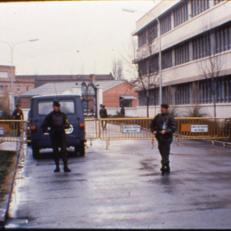 Cordón policial tras el intento de Golpe de Estado del 23F. Europa Press