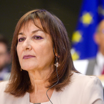 La comisaria europea para el Mediterráneo, Dubravka Suica (ARCHIVO) MELANIE WENGER