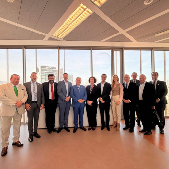 Reunión en Barcelona de miembros de la delegación de Indra Group en Catalunya con representantes del estado de Paraíba (Brasil) INDRA Reunión en Barcelona de miembros de la delegación de Indra Group en Catalunya con representantes del estado de Paraíba (Brasil) INDRA