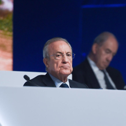 El presidente de ACS, Florentino Pérez, durante la junta general ordinaria de accionistas 2024, en la Feria de Madrid Ifema, a 10 de mayo de 2024 Gustavo Valiente - Europa Press