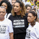 Familiares de Marielle Franco, en el centro su hermana, la ministra de Igualdad Racial, Anielle Franco. Europa Press/Contacto/Jose Lucena, Jose Lucena
