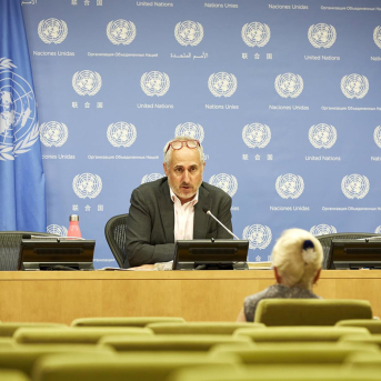 El portavoz de la Secretaría General de la ONU, Stéphane Dujarric Mark J. Sullivan/ZUMA Press Wire / DPA El portavoz de la Secretaría General de la ONU, Stéphane Dujarric Mark J. Sullivan/ZUMA Press Wire / DPA